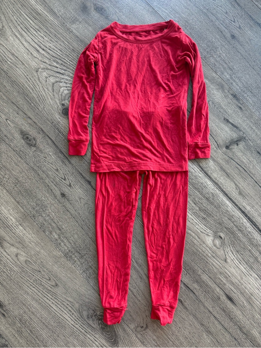 Little Sleepies Red Long-Sleeve Kids Pajama Set Size 2T